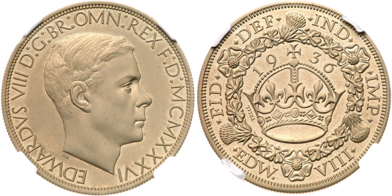Great Britain. Edward VIII 1936-dated Great Britain' Crown.'. NGC PF68

Great ...