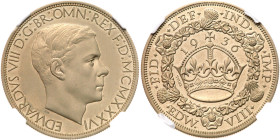Great Britain. Edward VIII 1936-dated Great Britain' Crown.'. NGC PF68