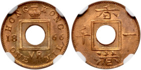 Hong Kong. Mil, 1866