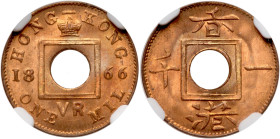 Hong Kong. Mil, 1866