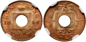 Hong Kong. Mil, 1866