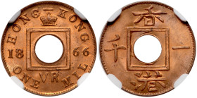 Hong Kong. Mil, 1866