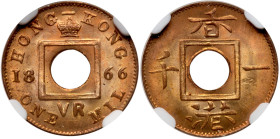 Hong Kong. Mil, 1866