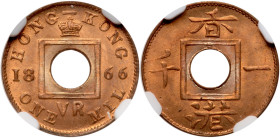 Hong Kong. Mil, 1866