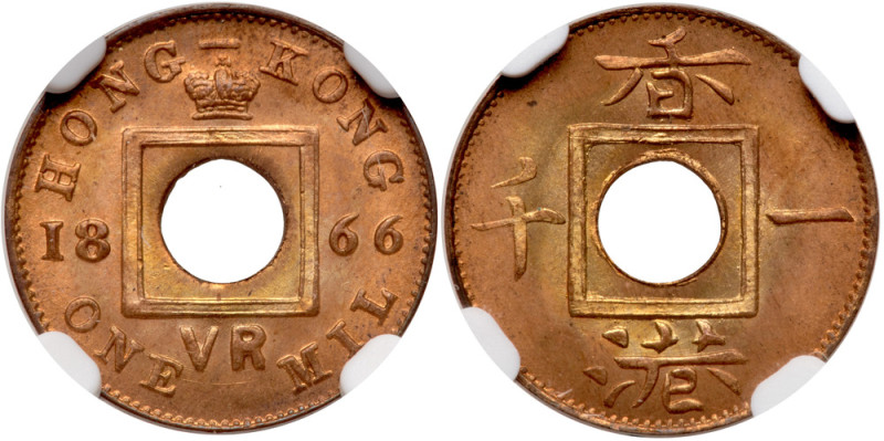 Hong Kong. Mil, 1866

Hong Kong. Mil, 1866. KM-3; Prid-197. Victoria. Pop 25; ...