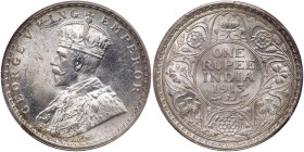 India-British. Rupee, 1913-C. PCGS MS64