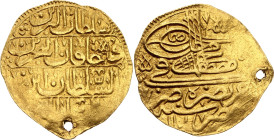 Egypt Jedid Eshrefi Altin 1695 AH 1106