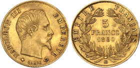 France 5 Francs 1860 BB