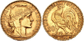 France 20 Francs 1907