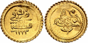 Ottoman Empire 1/4 Zeri Mahbub 1815 AH 1223//9
