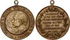 Germany - Empire Brass Medal "200th Anniversary of the Kindom of Prussia" 1901