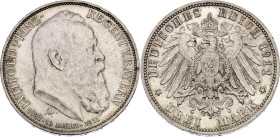 Germany - Empire Bavaria 3 Mark 1911 D