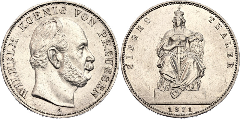 Germany - Empire Prussia 1 Thaler 1871 A

KM# 500, N# 15907; Silver 18.47 g.; ...
