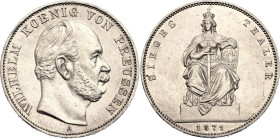 Germany - Empire Prussia 1 Thaler 1871 A