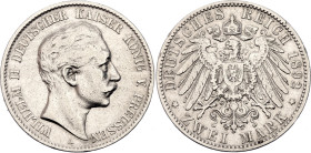 Germany - Empire Prussia 2 Mark 1892 A Key Date