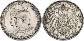 Germany - Empire Prussia 2 Mark 1901 A