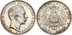 Germany - Empire Prussia 3 Mark 1912 A
