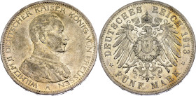 Germany - Empire Prussia 5 Mark 1913 A