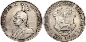 German East Africa 2 Rupien 1894