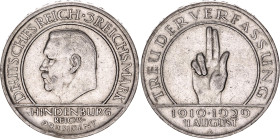 Germany - Weimar Republic 3 Reichsmark 1929 A