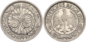 Germany - Third Reich 50 Reichspfennig 1935 E