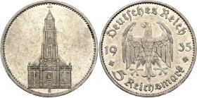 Germany - Third Reich 5 Reichsmark 1935 E