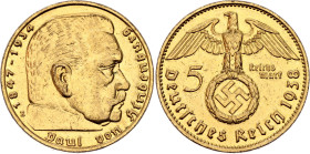 Germany - Third Reich 5 Reichsmark 1938 E