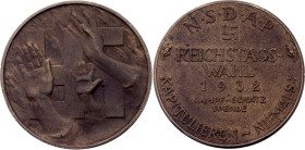 Germany - Third Reich Bronze Medal "NSDAP Elections to the Reichstag" 1932