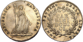 Italian States Naples 12 Carlini 1799 (7)