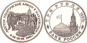 Russian Federation 3 Roubles 1995 ММД