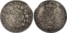 Angola 4 Macutas 1789