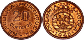 Angola 20 Centavos 1948