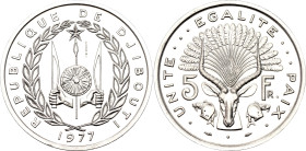 Djibouti 5 Francs 1977 Essai