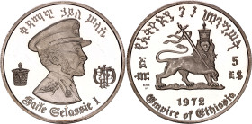 Ethiopia 5 Birr 1972 HF