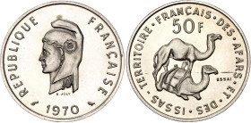 French Afars & Issas 50 Francs 1970 Essai