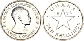 Ghana 10 Shillings 1958