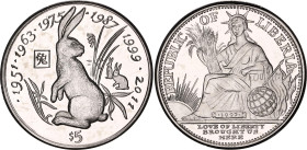 Liberia 5 Dollars 1997