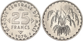 Mali 25 Francs 1976 Essai