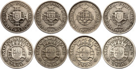 Mozambique 4 x 2-1/2 Escudos 1953 - 1973