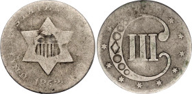 United States 3 Cents 1852