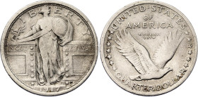 United States 1/4 Dollar 1917