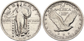 United States 1/4 Dollar 1923