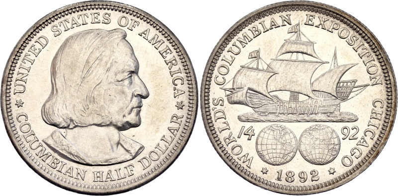 United States 1/2 Dollar 1892

KM# 117, N# 4396; Silver 12.53 g.; Columbian Ex...