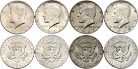 United States 4 x 1/2 Dollar 1964
