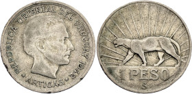 Uruguay 1 Peso 1942 So