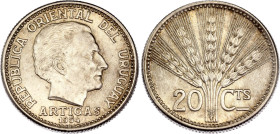 Uruguay 20 Centesimos 1954