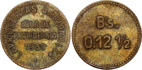 Venezuela Maracaibo Leper Colony 1/8 Bolivar 1913