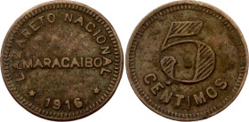 Venezuela Isla de Providencia Leper Colony 0.05 Bolivar 1939