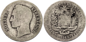Venezuela 2 Bolivares 1919
