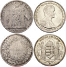 Europe Lot of 2 Coins 1848 - 1930